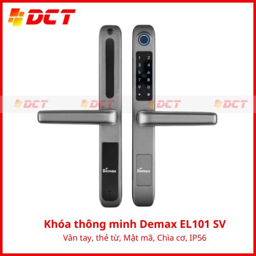 Khóa thông minh DEMAX EL101SV dành cho cửa nhôm kính