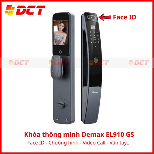 Khóa thông minh DEMAX nhận diện khuôn mặt EL910