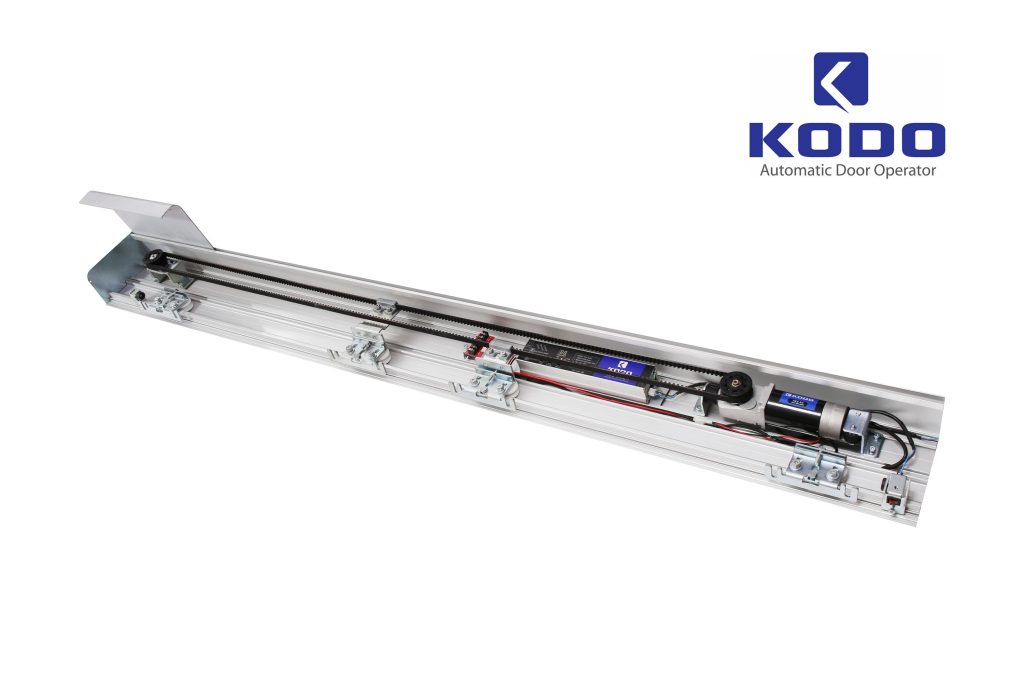 Motor cửa trượt tự động KODO Hàn Quốc kèm ray dẫn hướng