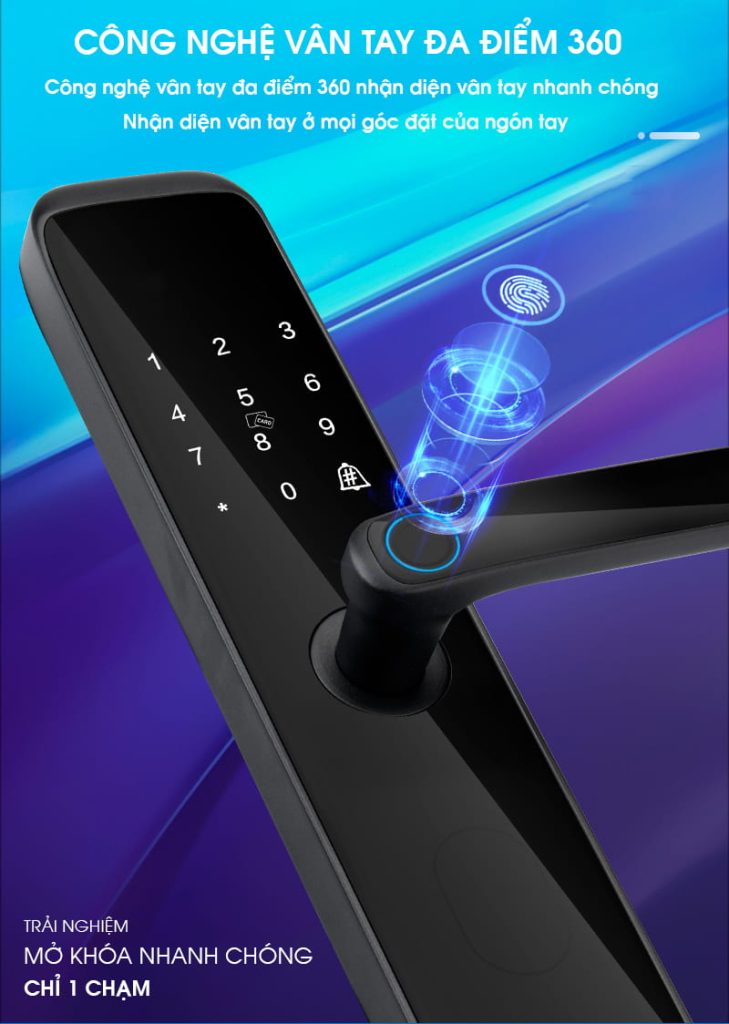 Công nghệ vân tay FPC đa điểm giúp nhận diện vân tay nhanh chóng và ở nhiều góc độ