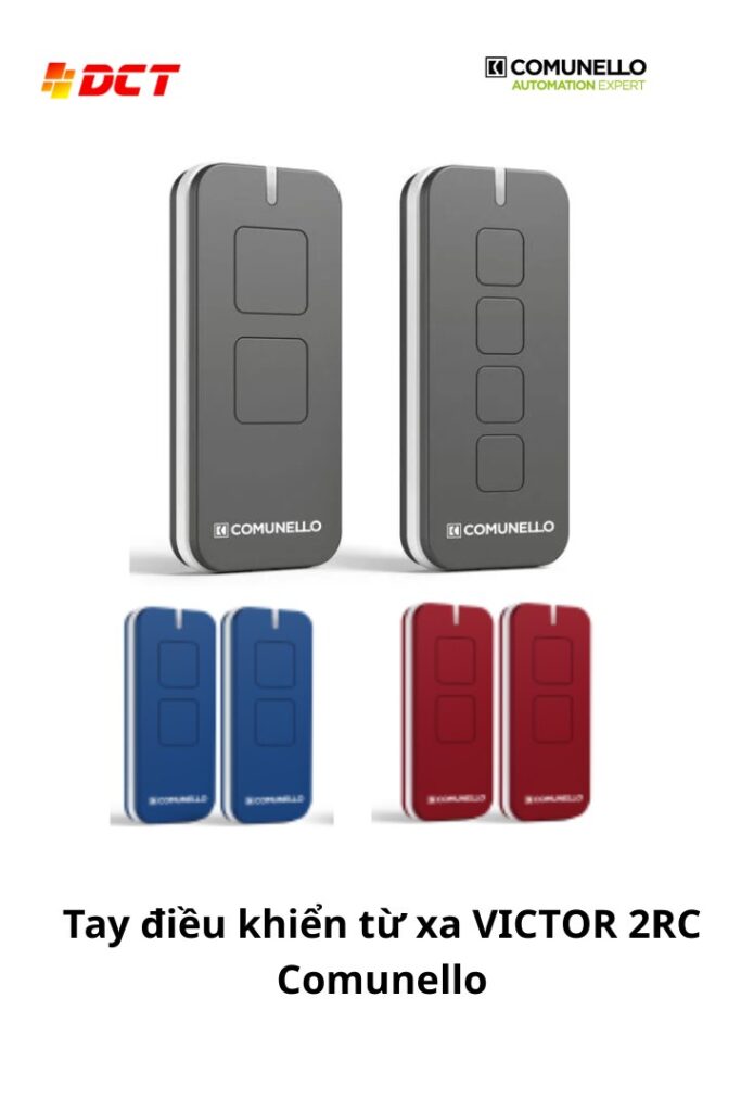 Tay điều khiển từ xa Victor 2RC dành cho cổng tự động Comunello